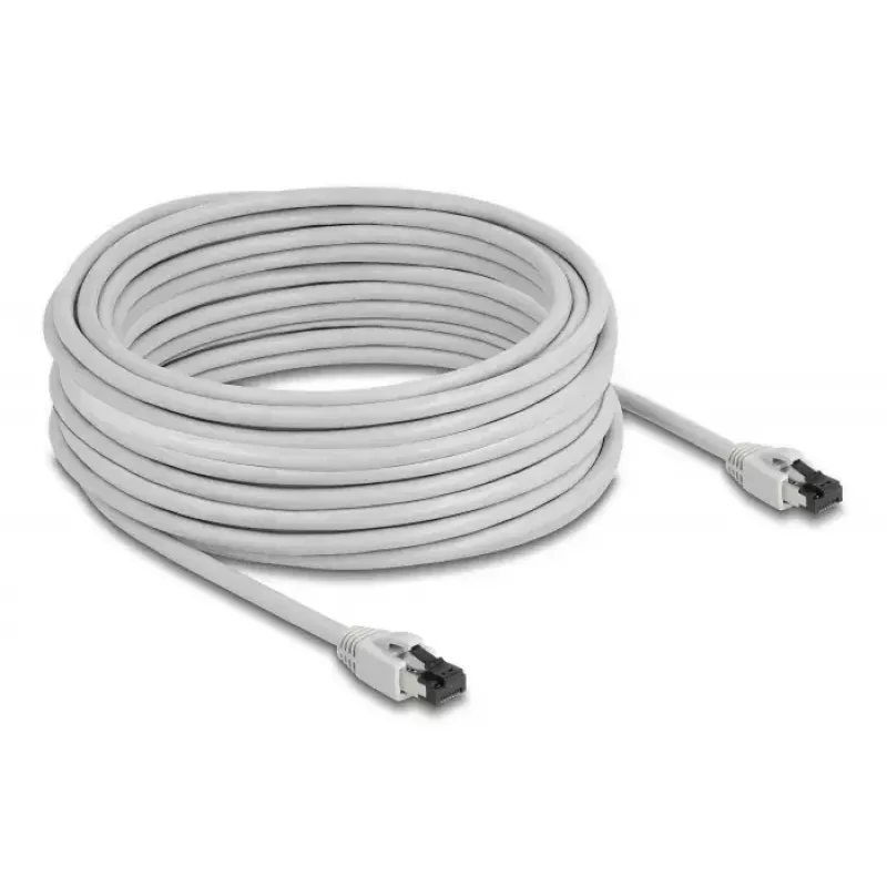 Cabo de rede DeLOCK 80565 RJ-45 Cat8.1 15 m cinzento