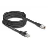 Cabo de rede DeLOCK 80585 M12 para RJ-45 Cat5e 5 m preto