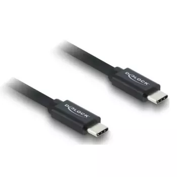 Cabo coaxial USB-C para USB-C DELOCK USB4 Gen 3x2 40 Gbit/s USB PD 3.1 240 W 1 m