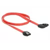 Cabo SATA DeLOCK 83969 0,5 m SATA 7 pinos preto vermelho