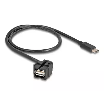 Cabo USB DeLOCK 0,5 m USB 2.0 USB A USB C 88056