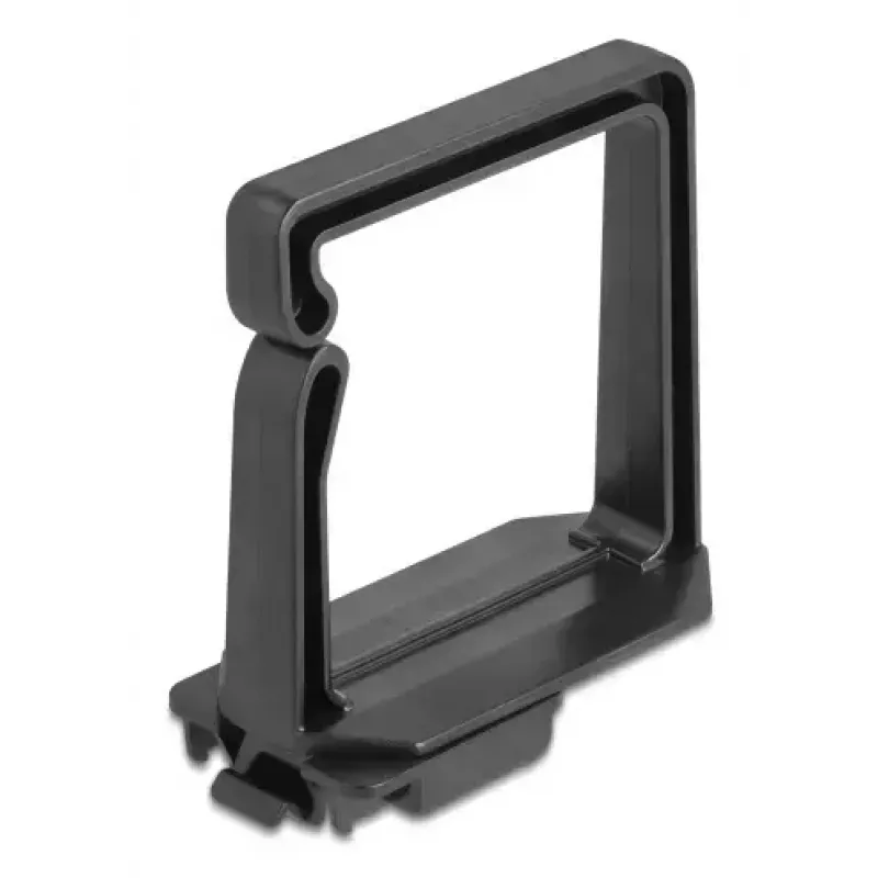 Suporte para cabos DeLOCK 90770 policarbonato preto