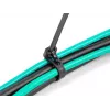 DeLOCK Abraçadeiras reutilizáveis resistentes ao calor, 200 x 7.5 mm, preto, 100 un.