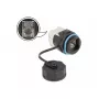 DeLOCK 86699 Conector de cabo impermeável RJ45 Cat.6A LSA, preto