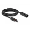 Cabo DeLOCK DL4 Cabo solar 4 mm² macho para fêmea 5 m preto