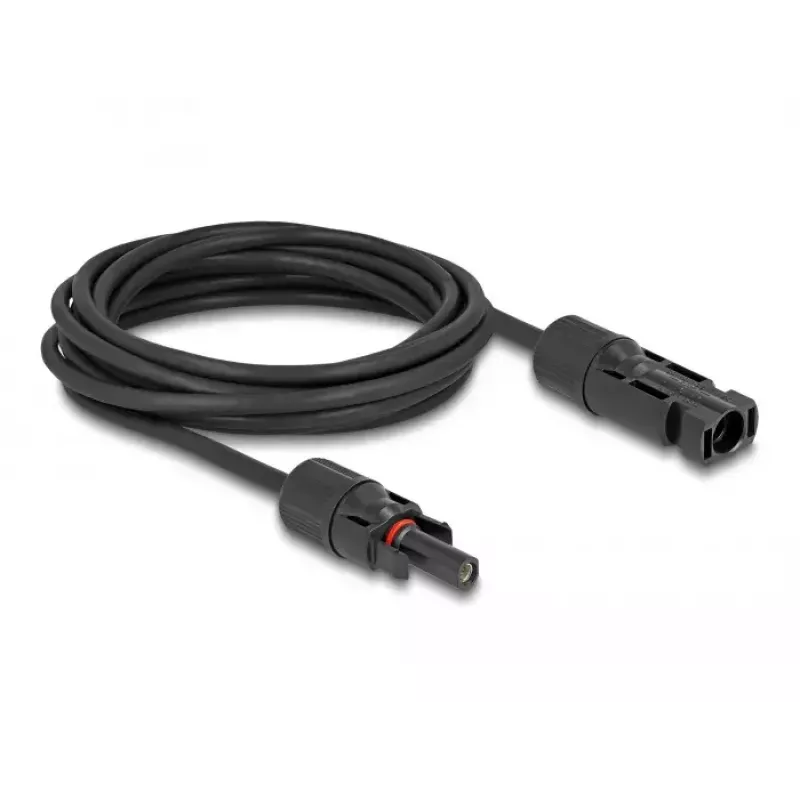 Cabo DeLOCK DL4 Cabo solar 4 mm² macho para fêmea 5 m preto