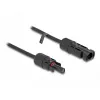 Cabo DeLOCK DL4 Cabo solar 4 mm² macho para fêmea 5 m preto