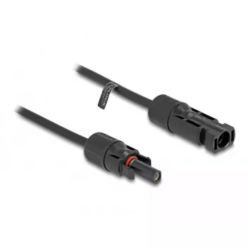 Cabo DeLOCK DL4 Cabo solar 4 mm² macho para fêmea 5 m preto