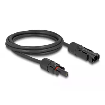 Cabo DeLOCK DL4 Cabo solar 6 mm² macho para fêmea 3 m preto