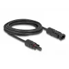 Cabo DeLOCK DL4 Cabo solar 4 mm² macho para fêmea 3 m preto