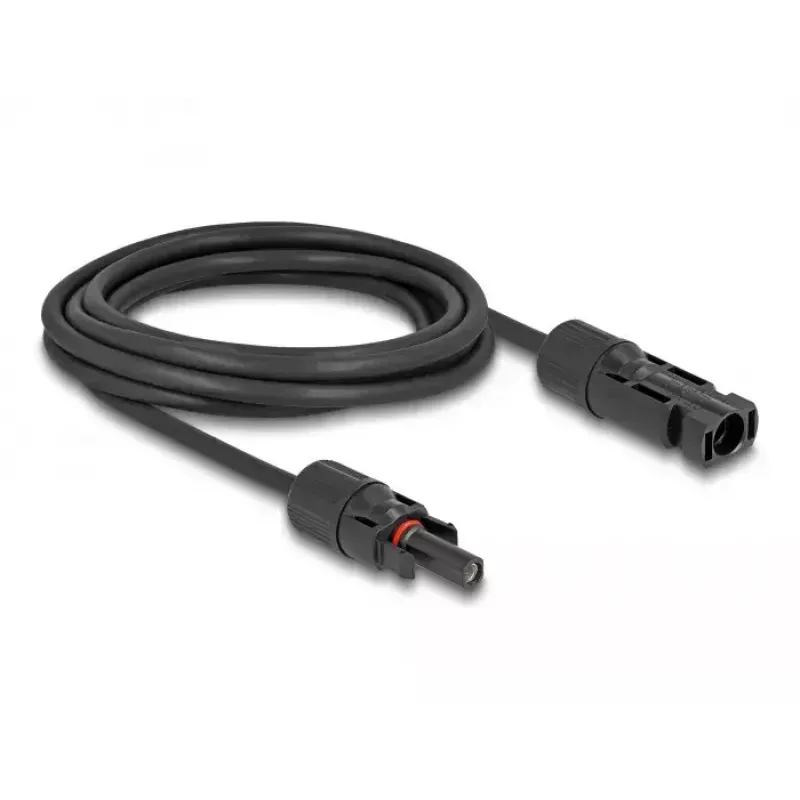 Cabo DeLOCK DL4 Cabo solar 4 mm² macho para fêmea 3 m preto