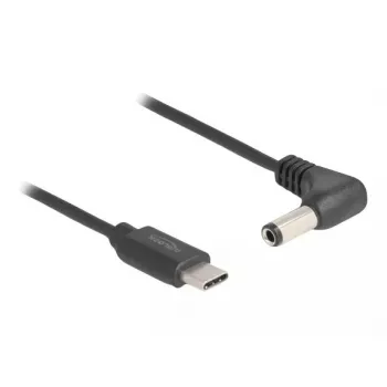 DeLOCK 85399 Cabo de alimentação Preto 1,5 m USB C 5,5 x 2,5 mm