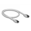 Cabo de rede DeLOCK 80557 RJ-45 Cat8.1 0,5 m Cinzento