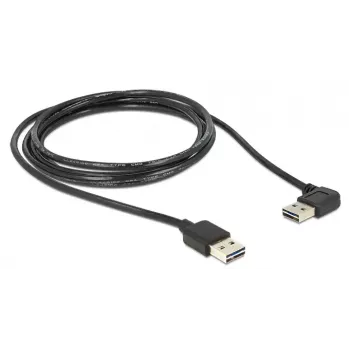 Cabo USB DeLOCK 3 m USB 2.0 A m/m 90°