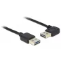 Cabo USB DeLOCK 3 m USB 2.0 A m/m 90°