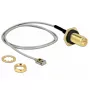 Cabo coaxial DeLOCK 90292 0,3 m RP-SMA MHF I LK