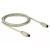 Cabo PS/2 DeLOCK 85805 1,8 m 6 pinos Mini-DIN bege