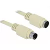 Cabo PS/2 DeLOCK 85805 1,8 m 6 pinos Mini-DIN bege