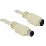 Cabo PS/2 DeLOCK 85805 1,8 m 6 pinos Mini-DIN bege