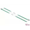 Abraçadeira de cabos DeLOCK 18804 aço verde 500mm 10 unid.