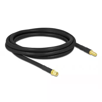 Cabo de antena ficha SMA para conector fêmea SMA DeLOCK 90461