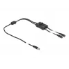 Cabo DC DeLOCK 86794 5,5 x 2,1 mm macho para 2 x fêmea com interruptor 1 m