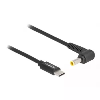 Cabo de carregamento para portátil DeLOCK USB Type-C macho para Samsung 5,5 x 3,0 mm macho 1,5 m 20 V 3 A