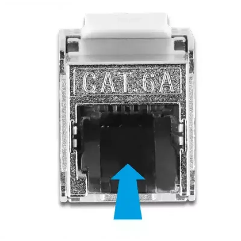 Cabo RJ45 macho para módulo Keystone RJ45 fêmea DeLOCK 87030