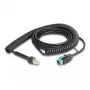 Cabo espiral DeLOCK RJ50 macho para PoweredUSB macho 12 V 3 m preto