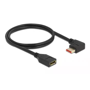 Cabo de extensão DisplayPort DeLOCK 87073 1 m 90° para a esquerda