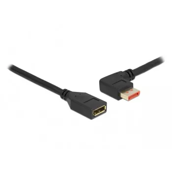 Cabo de extensão DisplayPort DeLOCK 87073 1 m 90° para a esquerda