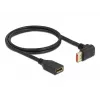Cabo de extensão DisplayPort DeLOCK 90° para cima 8K 60 Hz 1 m