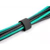 Abraçadeira de velcro para cabos DeLOCK 19110 180x20 mm preto 10 unid.