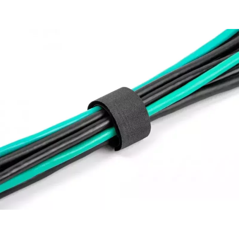 Abraçadeira de velcro para cabos DeLOCK 19110 180x20 mm preto 10 unid.