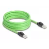 Cabo de rede DeLOCK RJ45 Cat.6A ficha macho a ficha macho SF/UTP 5 m verde