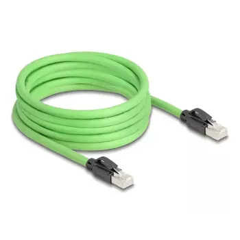 Cabo de rede DeLOCK RJ45 Cat.6A ficha macho a ficha macho SF/UTP 5 m verde