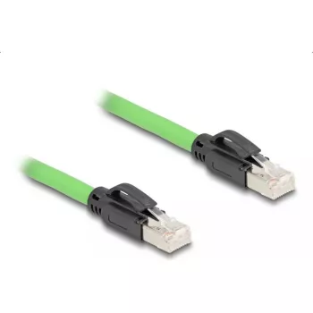 Cabo de rede DeLOCK RJ45 Cat.6A ficha macho a ficha macho SF/UTP 5 m verde