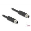 Cabo sensor/atuador DeLOCK 80515 2 m RST M12 preto