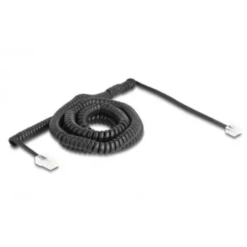 Cabo telefónico DeLOCK 10 m preto RJ-11 RJ-45