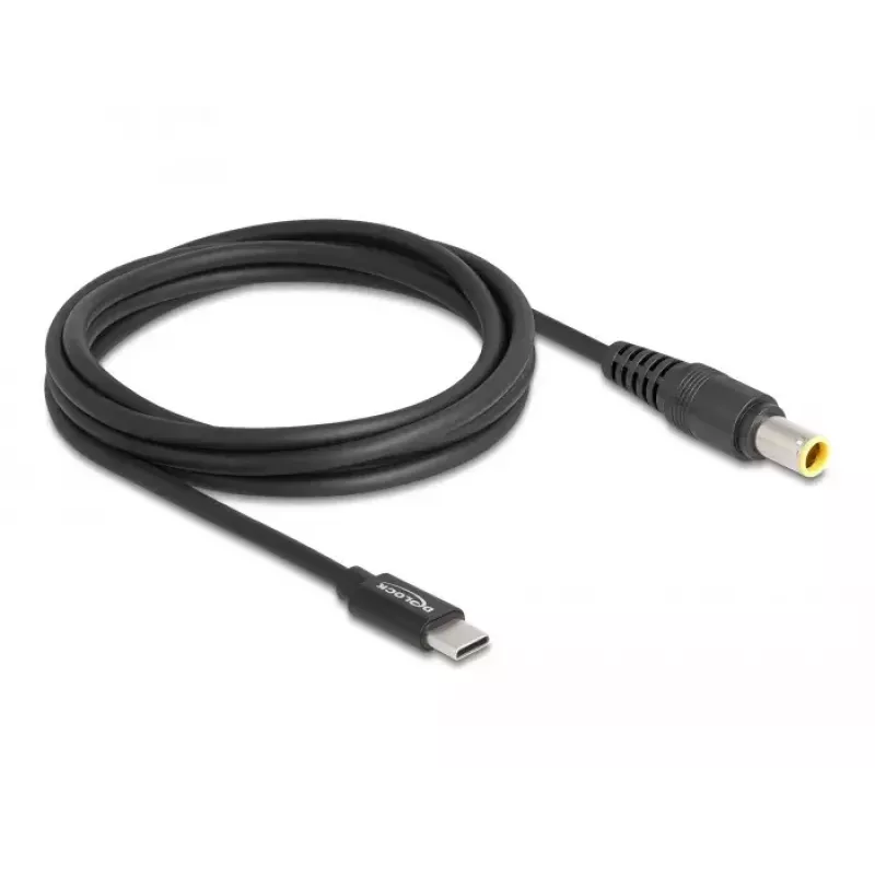 Delock Cabo de carregamento para portátil, USB Type-C macho para IBM 7,9 x 5,5 mm macho (87979)