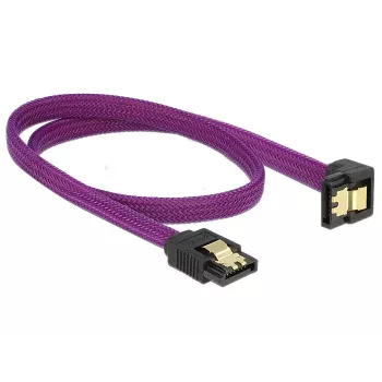 Cabo SATA DeLOCK 83696 0,5 m roxo