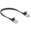 Cabo de rede DeLOCK 81161 RJ-45 Cat6a 0,25 m preto
