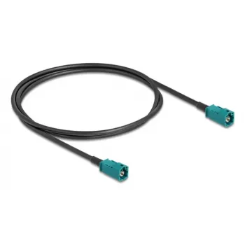 Cabo coaxial DELOCK 90678 HSD Z para HSD Z, 1 m, preto/azul