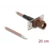 Cabo coaxial DELOCK 90733 RG-316/U 0,2 m com ficha FAKRA-F