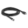 Cabo DELOCK M12 codificação A 17 pinos (conector fêmea) para HDMI (ficha) 2 m