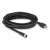 Cabo DELOCK M12 codificação A conector fêmea 17 pinos para ficha HDMI 5 m preto