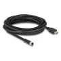 Cabo DELOCK M12 codificação A conector fêmea 17 pinos para ficha HDMI 5 m preto