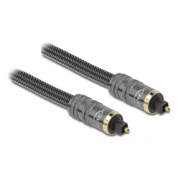 Cabo TOSLINK standard DeLOCK ficha - ficha 5 m dourado