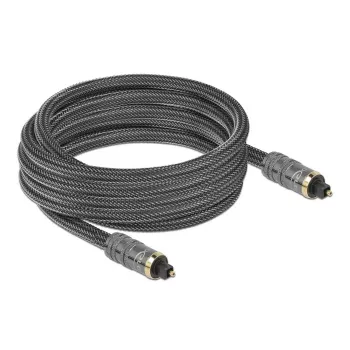 Cabo TOSLINK standard DeLOCK ficha - ficha 5 m dourado