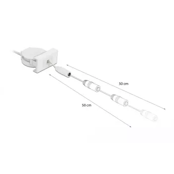 Cabo de alimentação retrátil DeLOCK Easy 45 módulo 81376